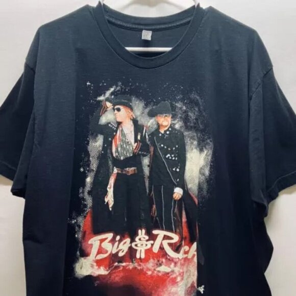 Big & Rich Concert T-Shirt Men's Black 2XL American Apparel USA Tour 2012 Logo - Picture 2 of 14